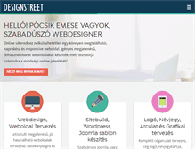 Tablet Screenshot of designstreet.hu