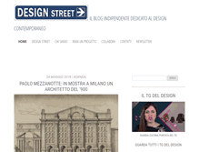 Tablet Screenshot of designstreet.it